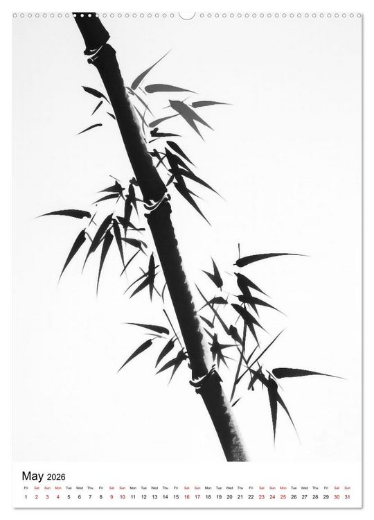 Produktbild: Zen Serenity (High Quality Premium Wall Calendar 2026 DIN A2 portrait),CALVENDO 12 Month Wall Calendar