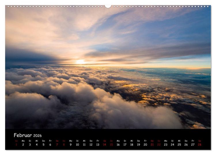 Produktbild: Wolkenwelten (hochwertiger Premium Wandkalender 2026 DIN A2 quer), Kunstdruck in Hochglanz
