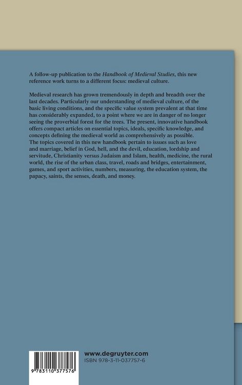 Produktbild: Handbook of Medieval Culture / Handbook of Medieval Culture. Volume 3