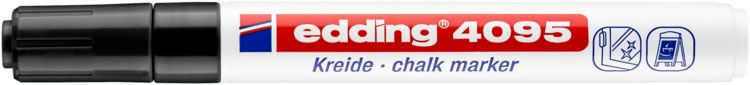 Produktbild: edding 4095 Kreidemarker Window Marker 2-3mm schwarz