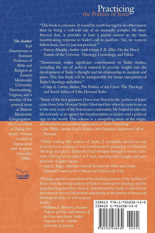 Produktbild: Practicing the Politics of Jesus: The Origin and Significance of John Howard Yoder's Social Ethics