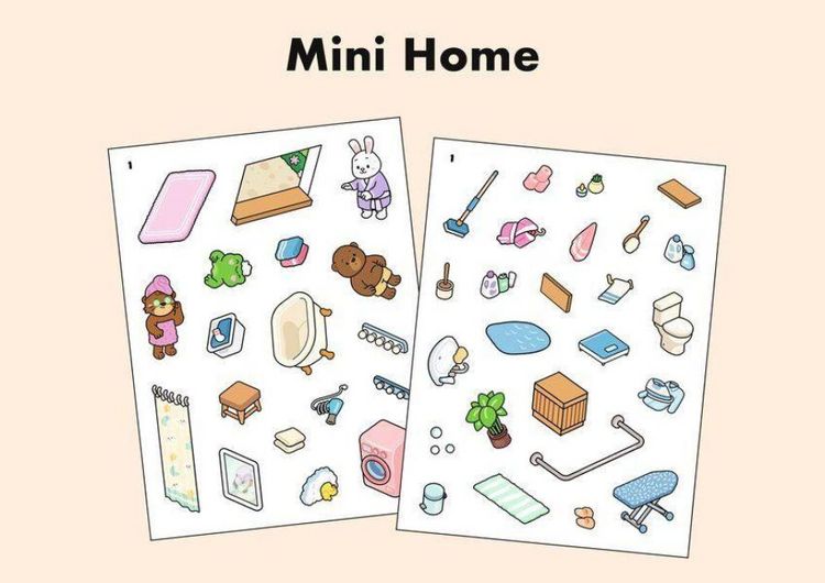 Produktbild: Sweet & Cosy Stickerbuch: Mini Home