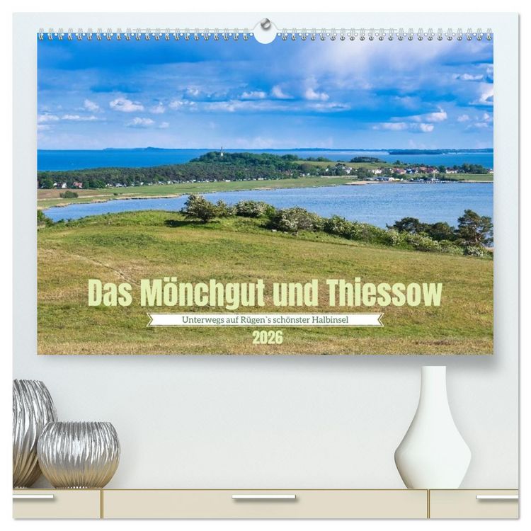 Produktbild: Das M&ouml;nchgut und Thiessow (hochwertiger Premium Wandkalender 2026 DIN A2 quer), Kunstdruck in Hochglanz