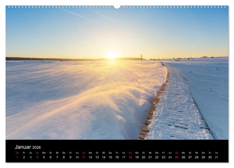 Produktbild: HOHES VENN - Einblicke in ein Hochmoor (hochwertiger Premium Wandkalender 2026 DIN A2 quer), Kunstdruck in Hochglanz