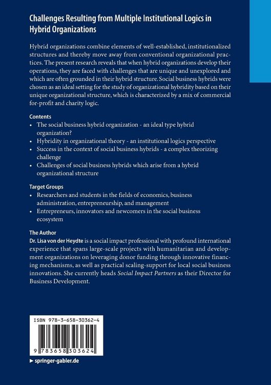 Produktbild: Challenges Resulting from Multiple Institutional Logics in Hybrid Organizations