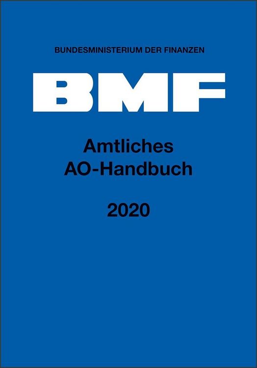 Produktbild: Amtliches AO-Handbuch 2020