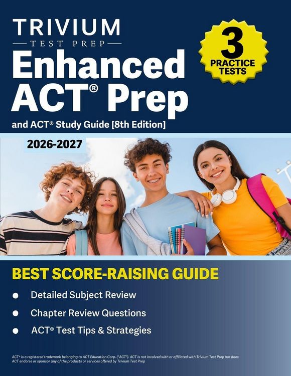 Produktbild: Enhanced ACT Prep Book 2026-2027