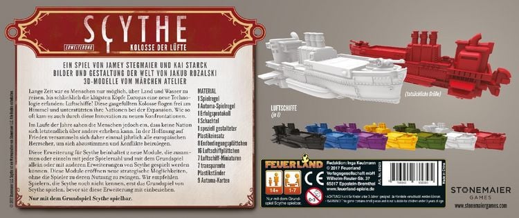 Produktbild: Scythe: Kolosse der L&uuml;fte (Spiel-Zubeh&ouml;r)