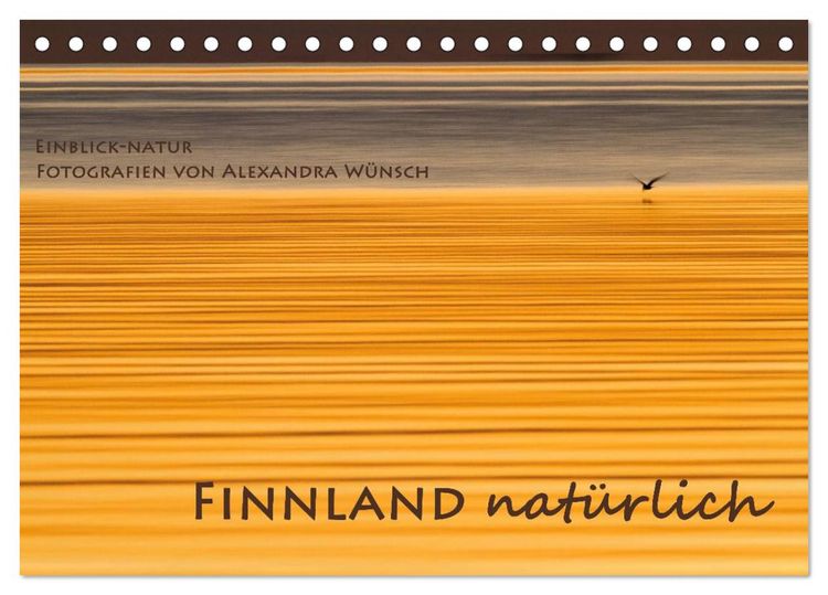 Produktbild: Einblick-Natur: Finnland nat&uuml;rlich (Tischkalender 2026 DIN A5 quer), CALVENDO Monatskalender