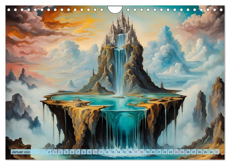Produktbild: Magie der Natur - Wasserf&auml;lle (Wandkalender 2026 DIN A4 quer), CALVENDO Monatskalender