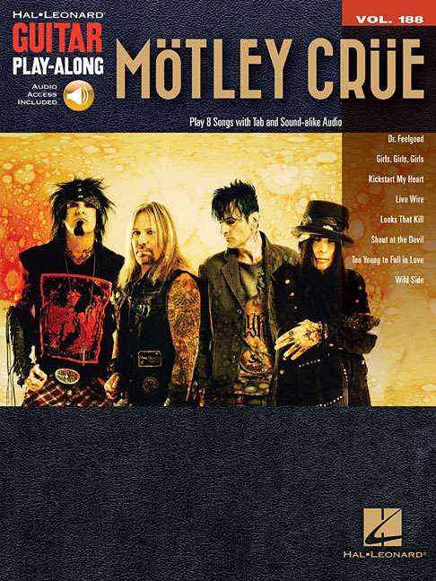 Produktbild: Motley Crue Guitar Play-Along Volume 188 Book/Online Audio