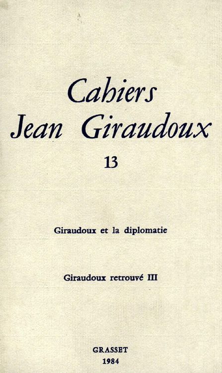 Produktbild: Cahiers num&eacute;ro 13