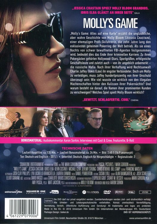 Produktbild: Molly's Game
