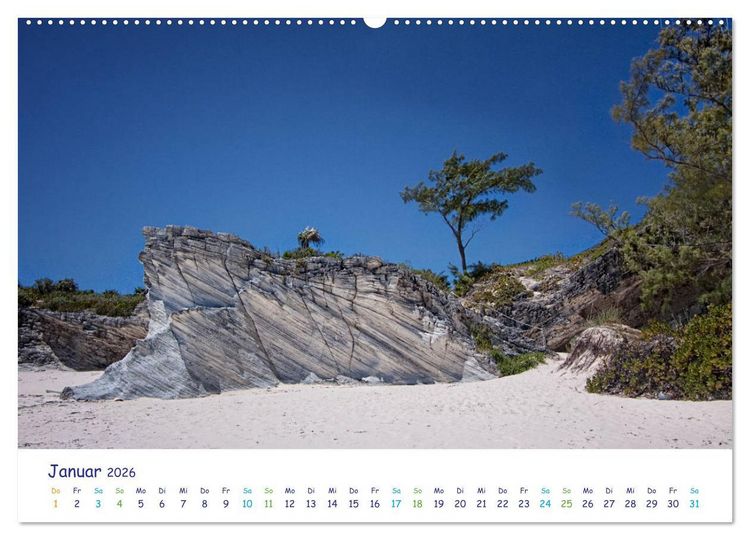 Produktbild: Bahamas-Eleuthera unterwegs am Lighthouse Beach (hochwertiger Premium Wandkalender 2026 DIN A2 quer), Kunstdruck in Hochglanz
