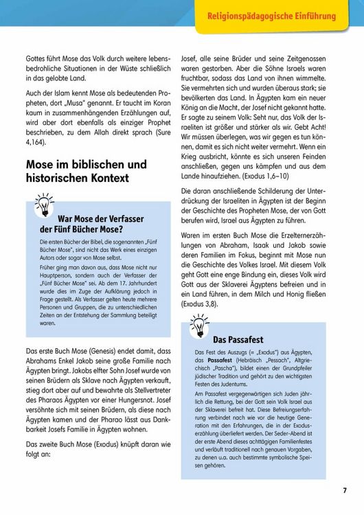 Produktbild: Arbeitsmaterial Grundschule. Stationenlernen Religion: Mose, Prophet Gottes