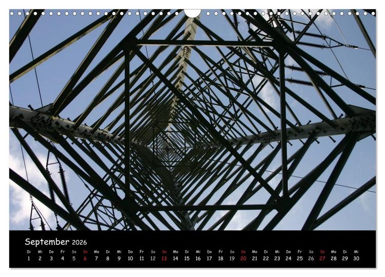 Produktbild: Unter Strom (Wandkalender 2026 DIN A3 quer), CALVENDO Monatskalender
