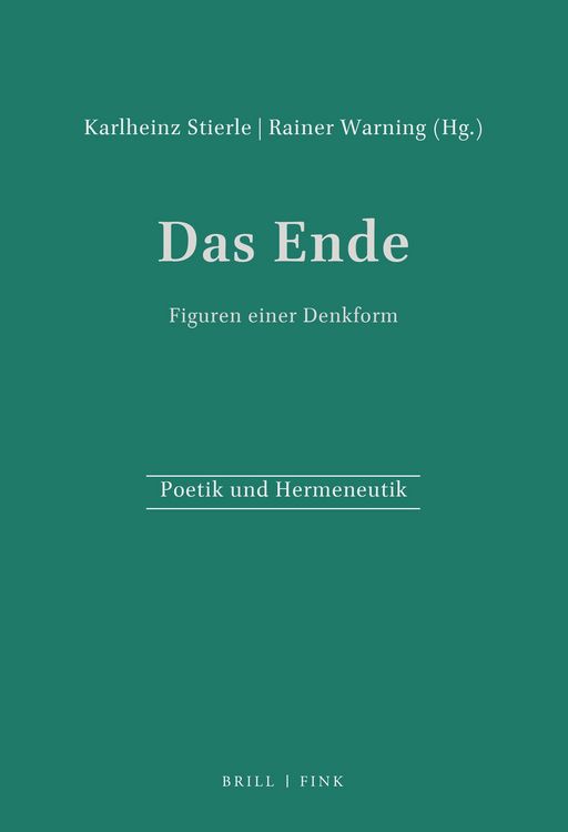 Produktbild: Das Ende. Figuren einer Denkform