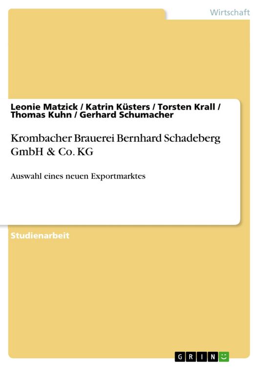 Produktbild: Krombacher Brauerei Bernhard Schadeberg GmbH & Co. KG