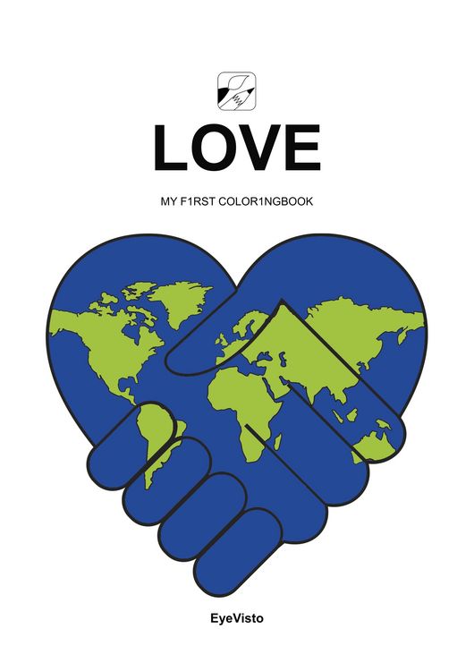 Produktbild: EyeVisto: LOVE Coloringbook