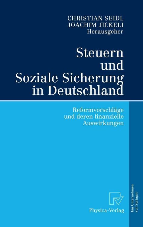 Produktbild: Steuern und Soziale Sicherung in Deutschland
