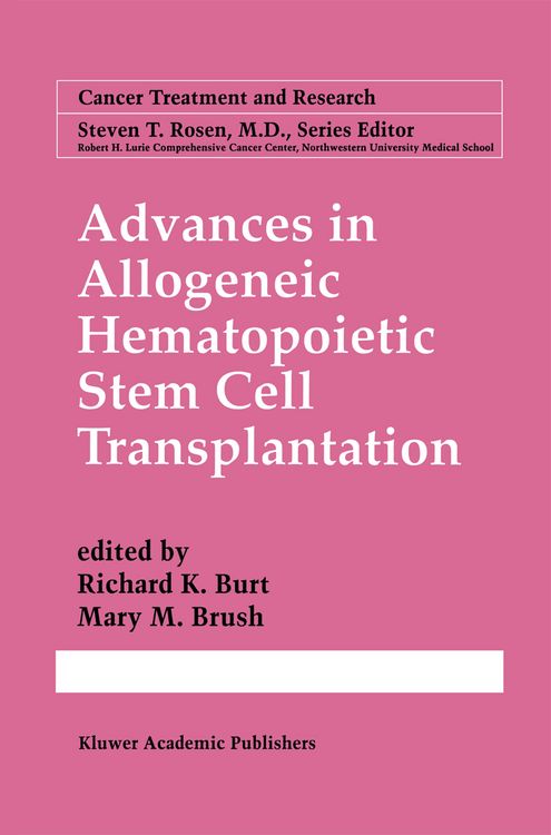 Produktbild: Advances in Allogeneic Hematopoietic Stem Cell Transplantation