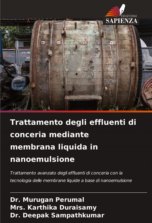Produktbild: Trattamento degli effluenti di conceria mediante membrana liquida in nanoemulsione