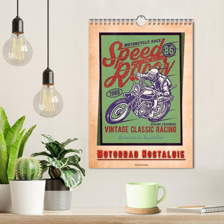 Produktbild: Motorrad Nostalgie (Wandkalender 2026 DIN A4 hoch), CALVENDO Monatskalender