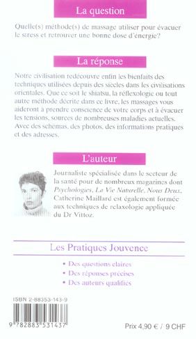 Produktbild: Massage d&eacute;tente: guide des techniques