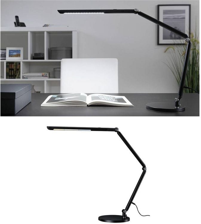 Produktbild: Paulmann FlexBar 78912 LED-Schreibtischleuchte LED 10.6W Schwarz
