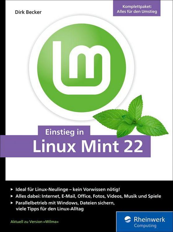 Produktbild: Einstieg in Linux Mint 22