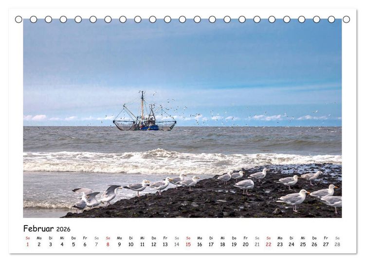 Produktbild: Norderney. Meine ostfriesische Insel (Tischkalender 2026 DIN A5 quer), CALVENDO Monatskalender