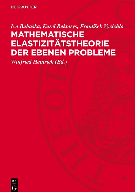 Produktbild: Mathematische Elastizit&auml;tstheorie der ebenen Probleme