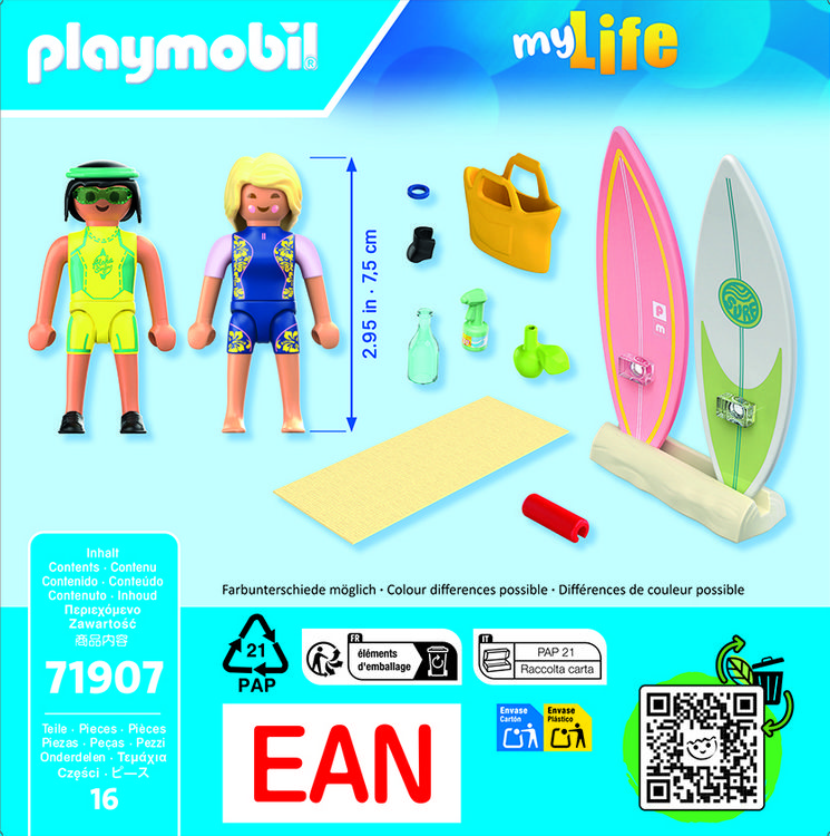 Produktbild: PLAYMOBIL 71907 Kleine Surfschule