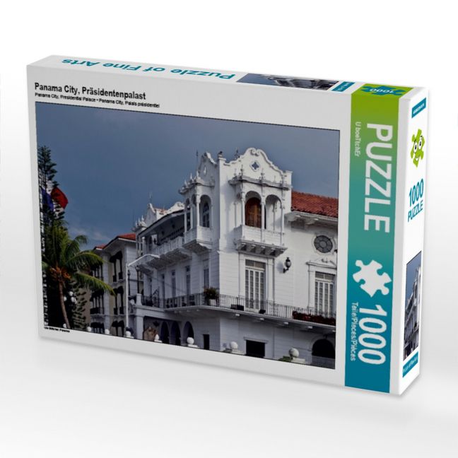 Produktbild: CALVENDO Puzzle Panama City, Pr&auml;sidentenpalast | 1000 Teile Lege-Gr&ouml;&szlig;e 64x48cm Foto-Puzzle f&uuml;r gl&uuml;ckliche Stunden