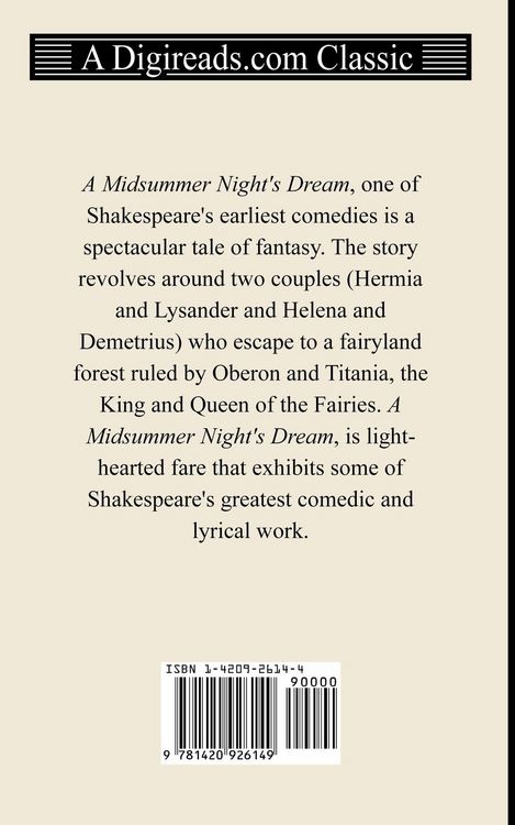 Produktbild: A Midsummer Night's Dream
