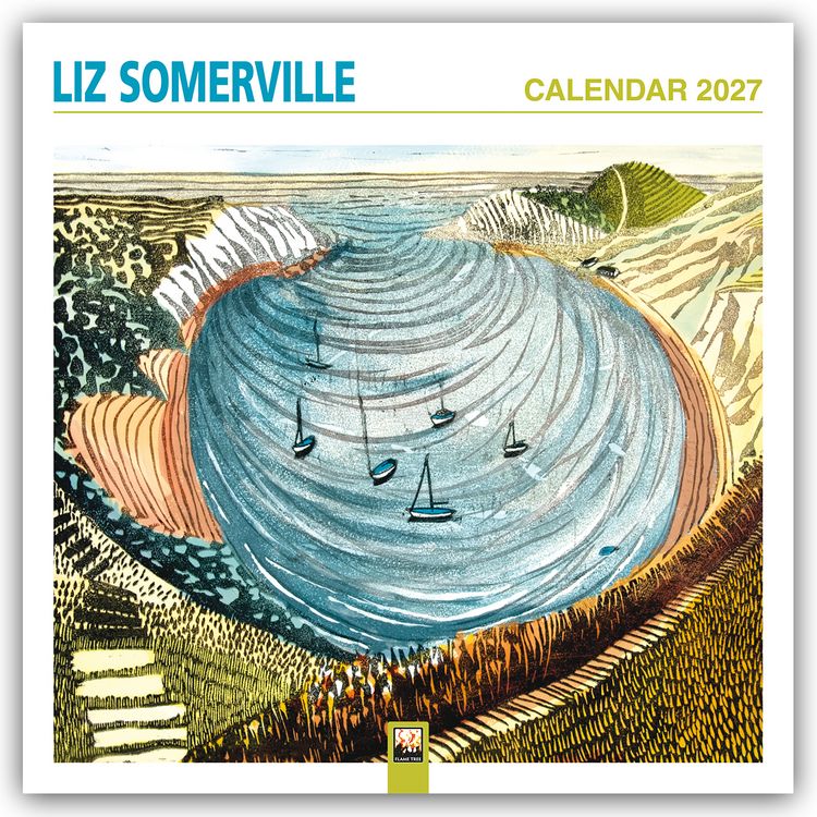Produktbild: Liz Somerville Kunstkalender 2027 &ndash; Original Flame Tree Publishing-Kalender [Kalender]
