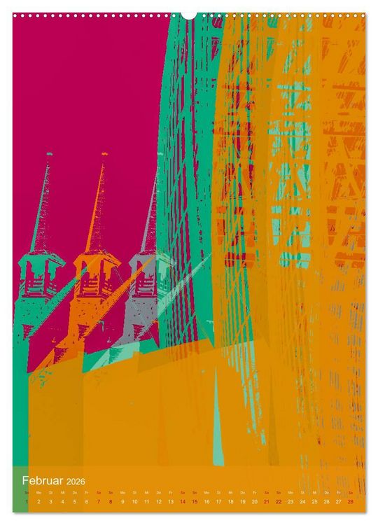 Produktbild: Pop-Artiges K&ouml;ln (Wandkalender 2026 DIN A2 hoch), CALVENDO Monatskalender