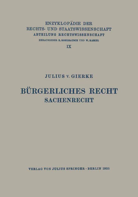 Produktbild: B&uuml;rgerliches Recht Sachenrecht