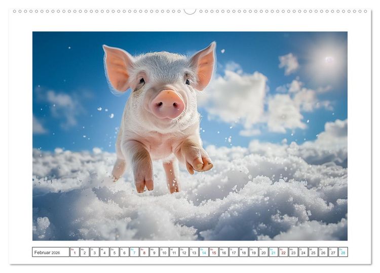 Produktbild: Pure Gl&uuml;cksmomente (Wandkalender 2026 DIN A2 quer), CALVENDO Monatskalender