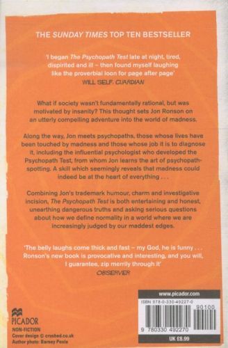 Produktbild: Ronson, J: Psychopath Test