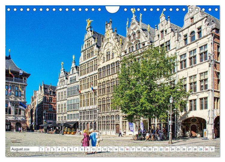 Produktbild: Antwerpen - sehen und erleben (Wandkalender 2026 DIN A4 quer), CALVENDO Monatskalender
