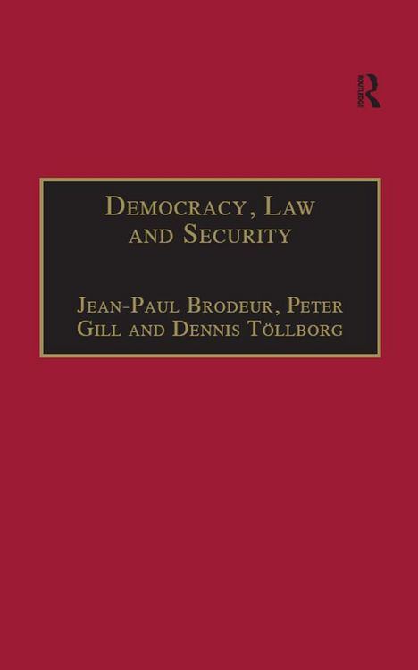 Produktbild: Democracy, Law and Security