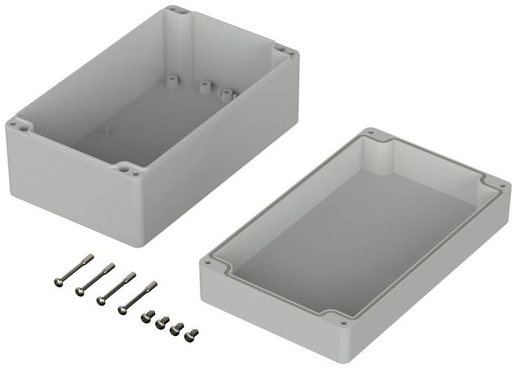 Produktbild: Bopla EUROMAS M 237 VO 02237094 Industrie-Geh&auml;use 200 x 120 x 90 Polycarbonat V0 Lichtgrau (RAL 7035) 1 St.