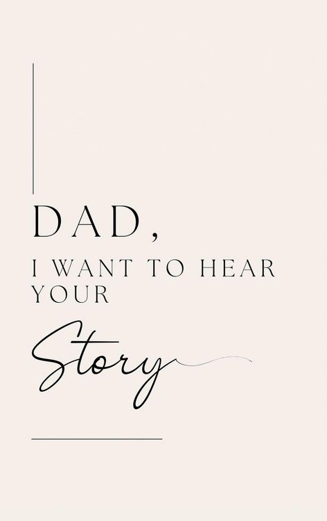 Produktbild: Dad, I want to hear your story (Hardback)
