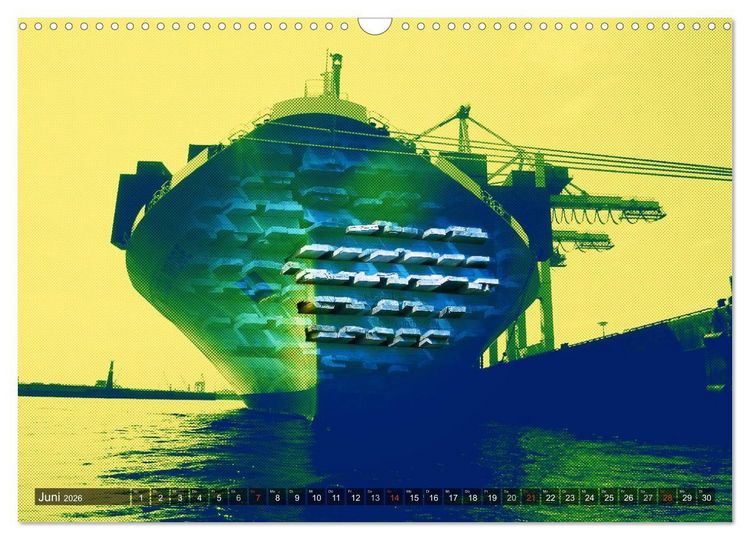 Produktbild: Photo-Art / Hamburg Hafen (Wandkalender 2026 DIN A3 quer), CALVENDO Monatskalender