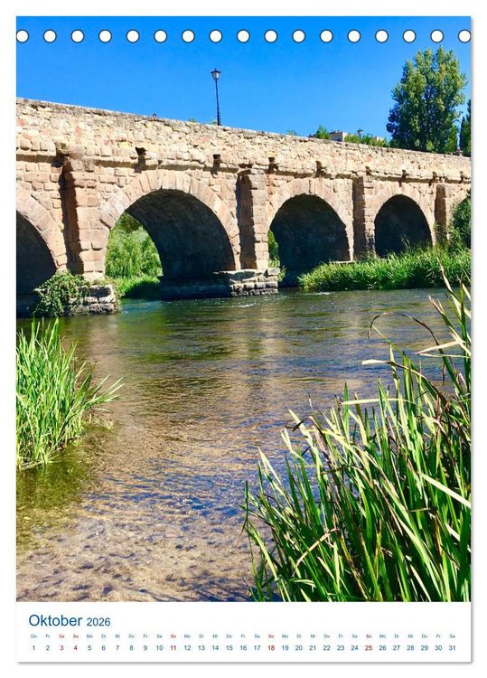 Produktbild: Salamanca. Die goldene Stadt am Tormes (Tischkalender 2026 DIN A5 hoch), CALVENDO Monatskalender
