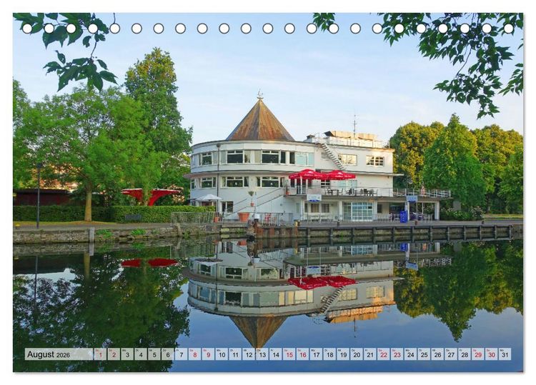 Produktbild: Bauhaus-Architektur im Ruhrgebiet (Tischkalender 2026 DIN A5 quer), CALVENDO Monatskalender