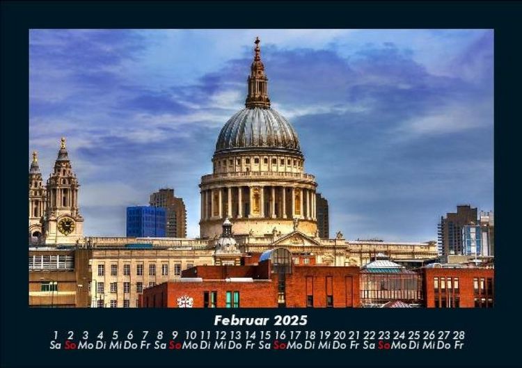 Produktbild: London 2025 Fotokalender DIN A5