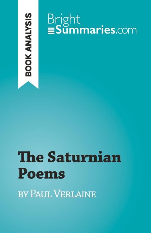 Produktbild: The Saturnian Poems