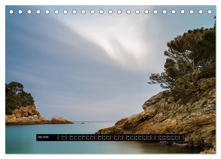 Produktbild: Costa Brava &ndash; inklusive Barcelona (Tischkalender 2026 DIN A5 quer), CALVENDO Monatskalender